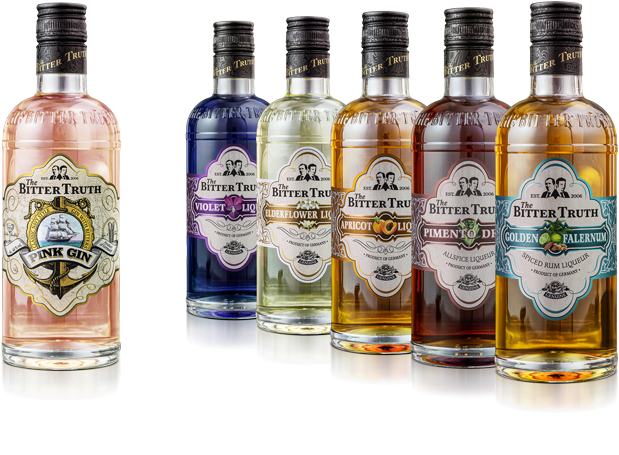Overview Liqueurs & Spirits - Bottles