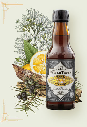 The Bitter Truth Tonic Bitters Illustration with spices